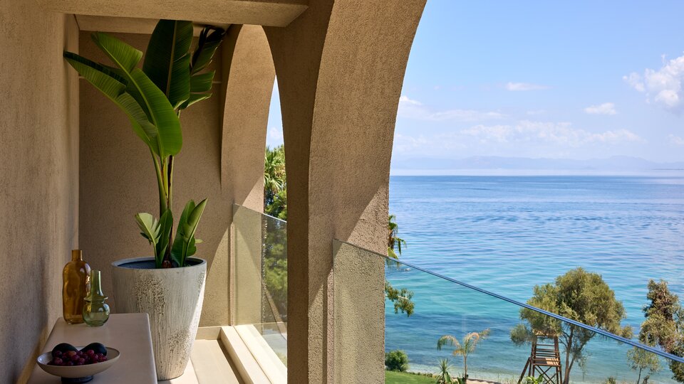 Tiara Holidays - Avali Mar-Bella - Deluxe Double Room Sea View - terasa